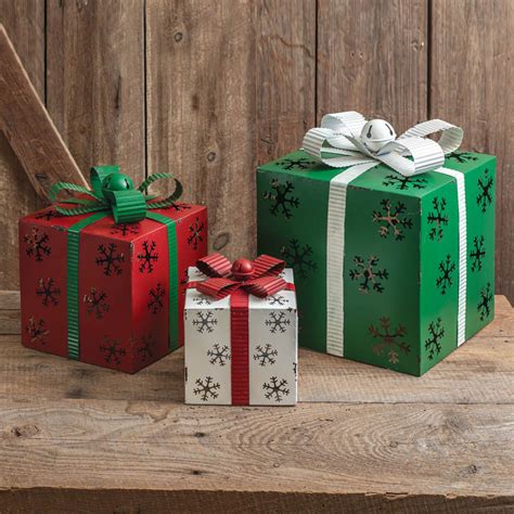 decorative miniature metal christmas boxes|Gift Boxes .